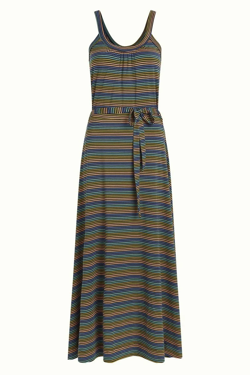 King Louie Allison midaxi dress mariani stripe black