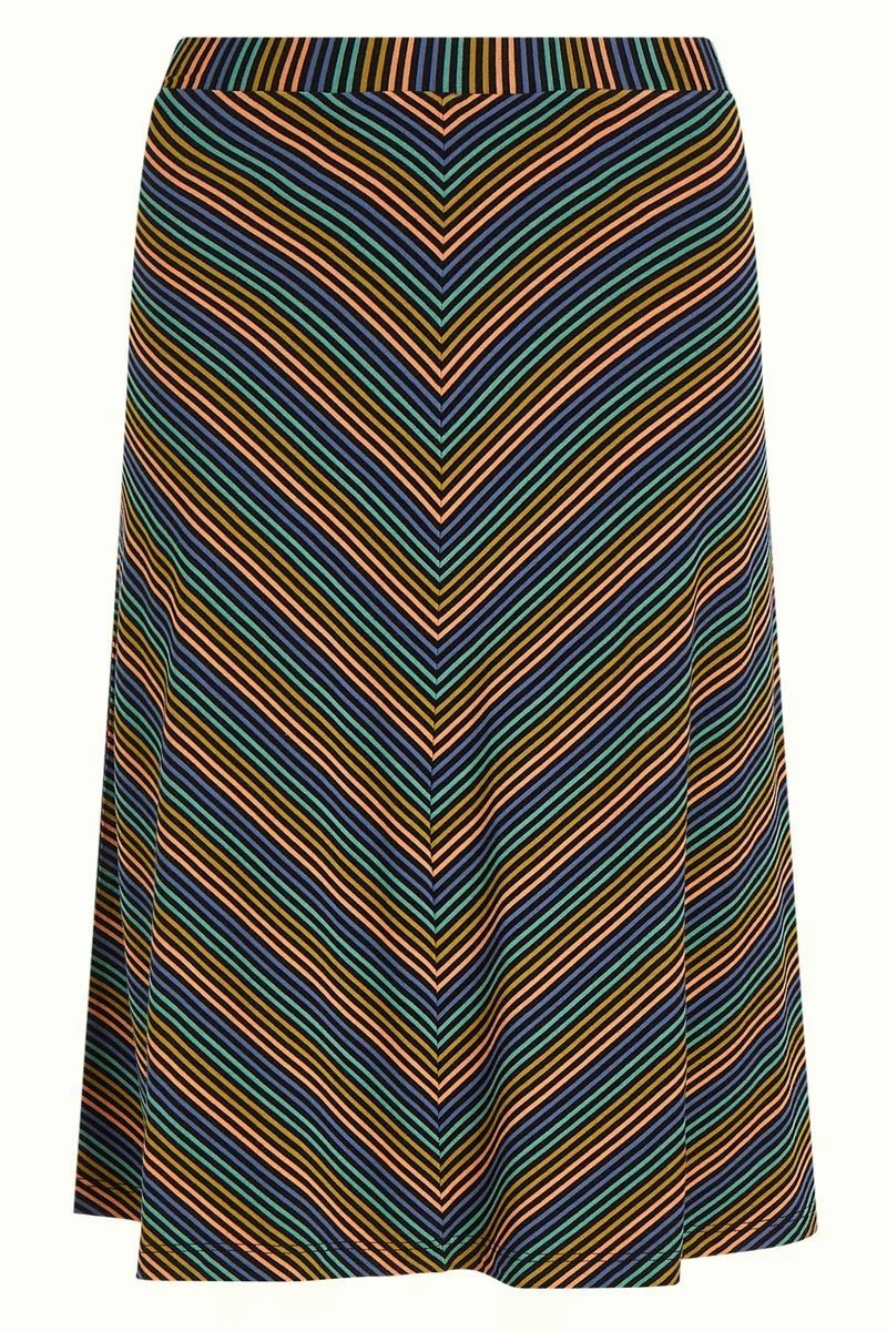 King Louie Juno skirt mariani stripe black