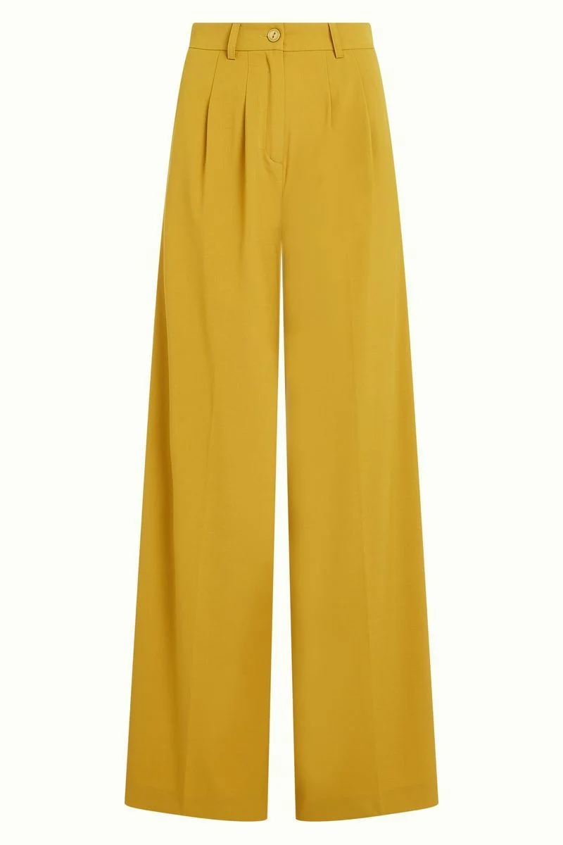 King Louie Marlene pants timba koi yellow