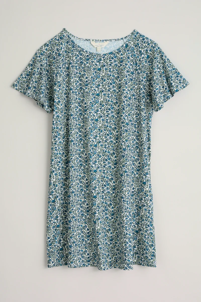 Seasalt Cornwall day star nightdress ditsy chintz oil paint