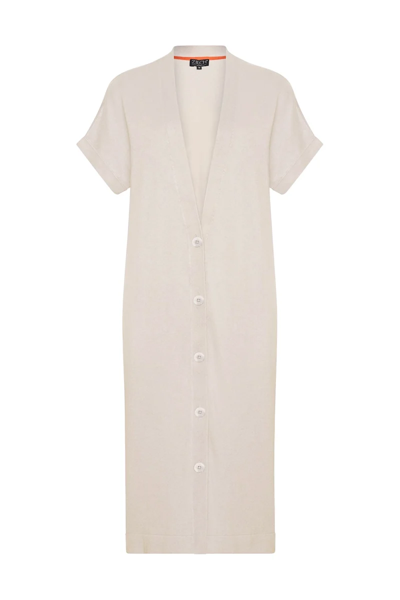Zilch long cardigan beige