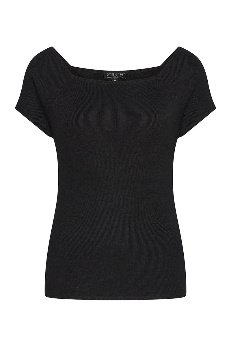 Zilch top short sleeve black