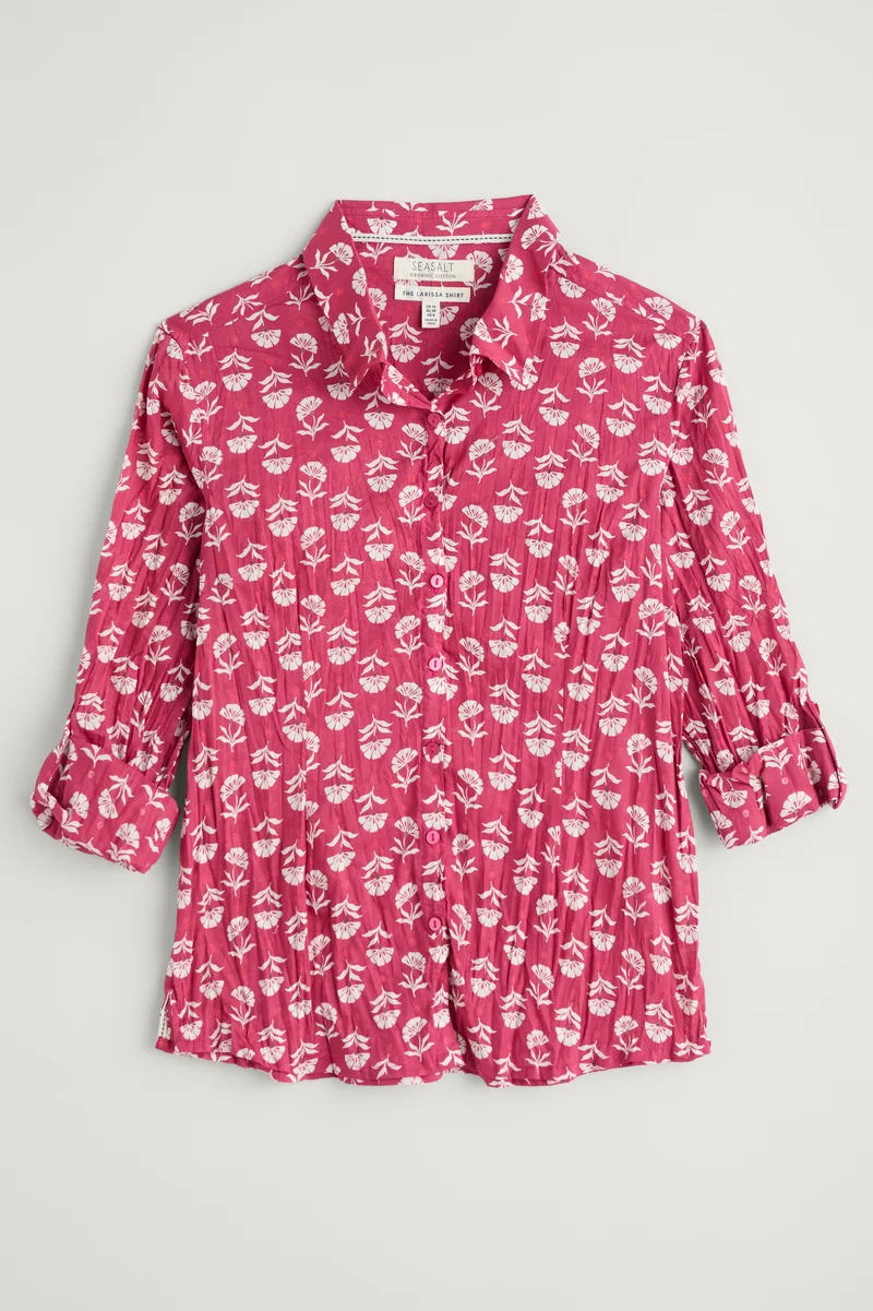 Seasalt Cornwall Larissa shirt sea fan strands maple
