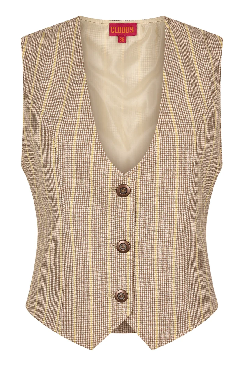 Cloud9 Sia gilet coffee