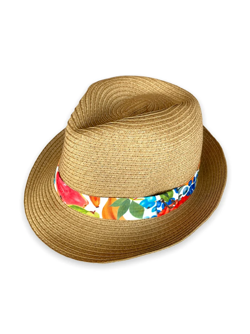 A Fish Named Fred straw hat fruit sand