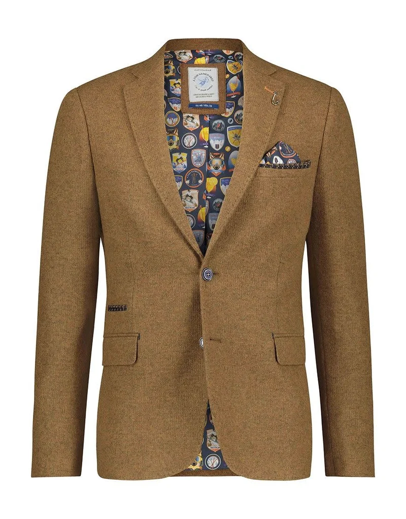 Bruine blazer | A fish named Fred blazer camel structure