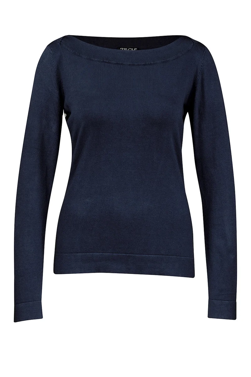 Zilch top boatneck navy