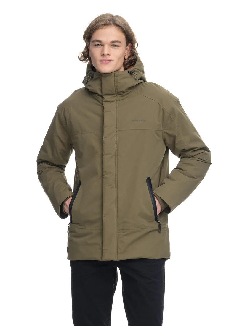 Groene winterjas voor heren | Ragwear jacket hatar olive