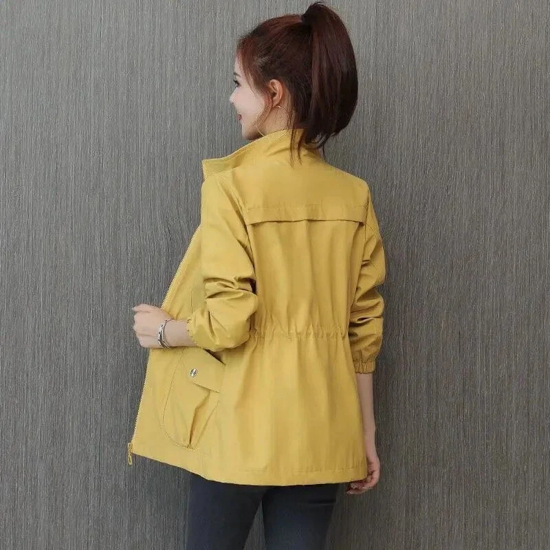 Dames Winddichte Trenchcoat | Verstelbare Taille | Voorzakken