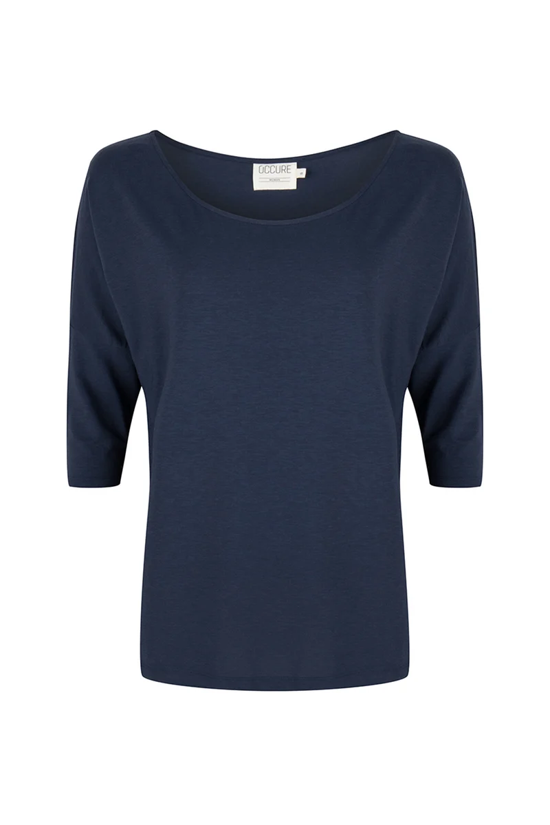 Occure tammy-ly donkerblauw 3/4 sleeves