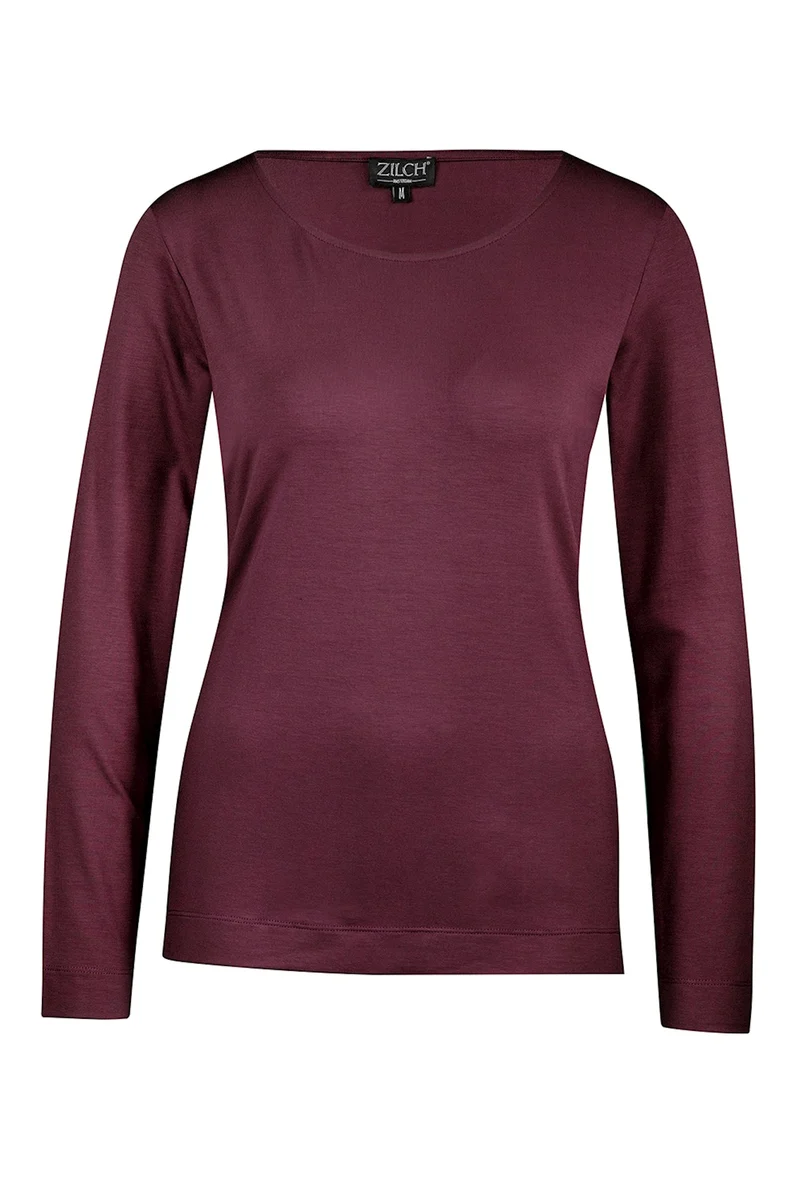 Zilch top basic bourgondy