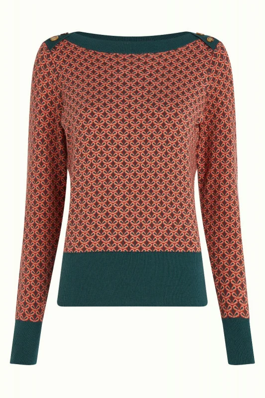 King Louie Marie top backstage pine green