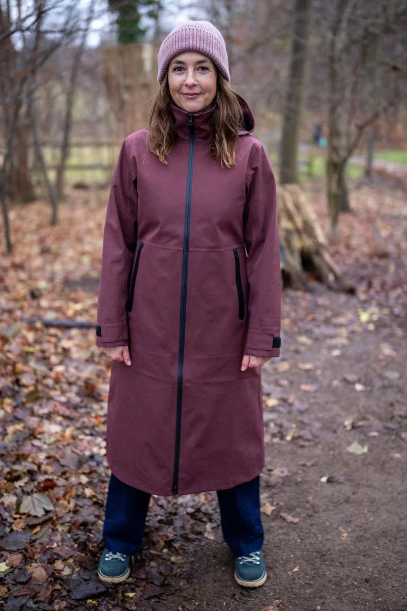 Danefae danedogwalker raincoat dark bordeaux