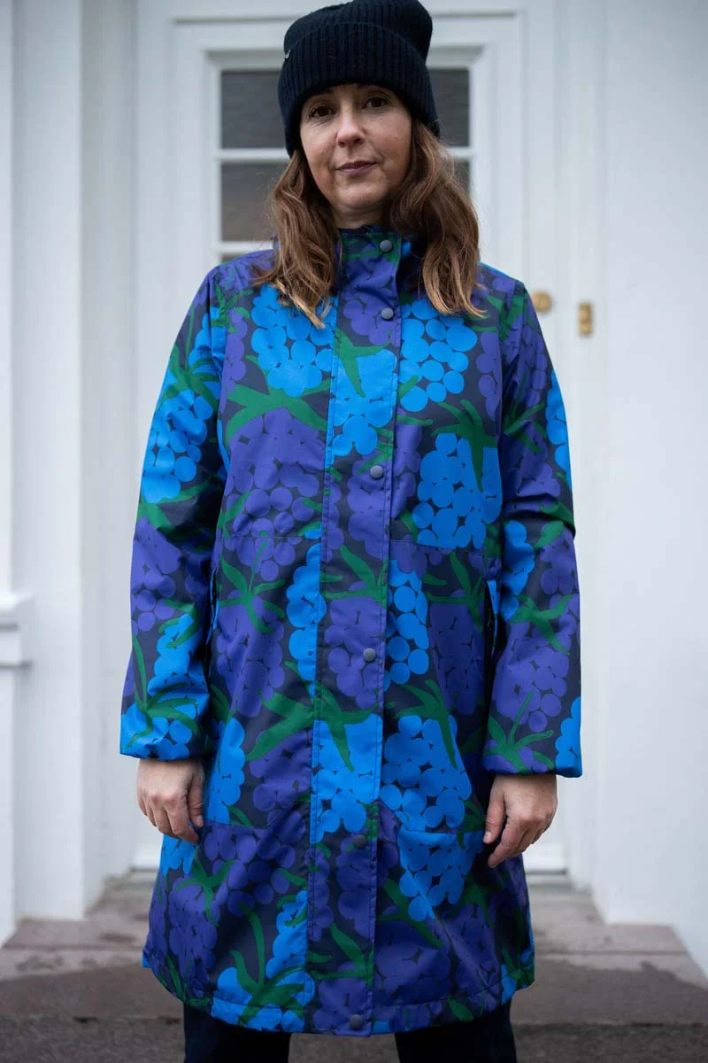 Danedith raincoat dark navy maxiberry