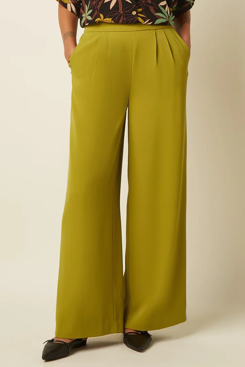 King Louie Irma Pants Fanna Green Envy