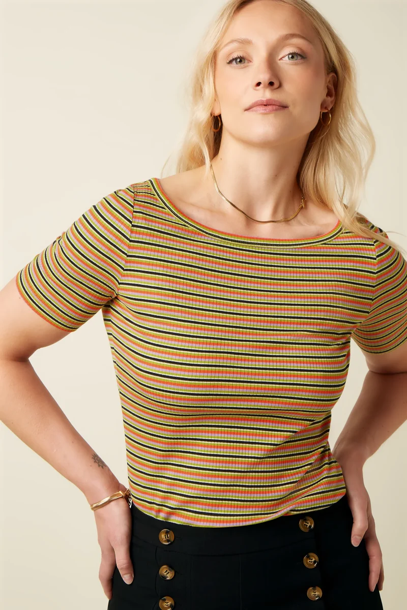 King Louie Lili tee Mistral stripe