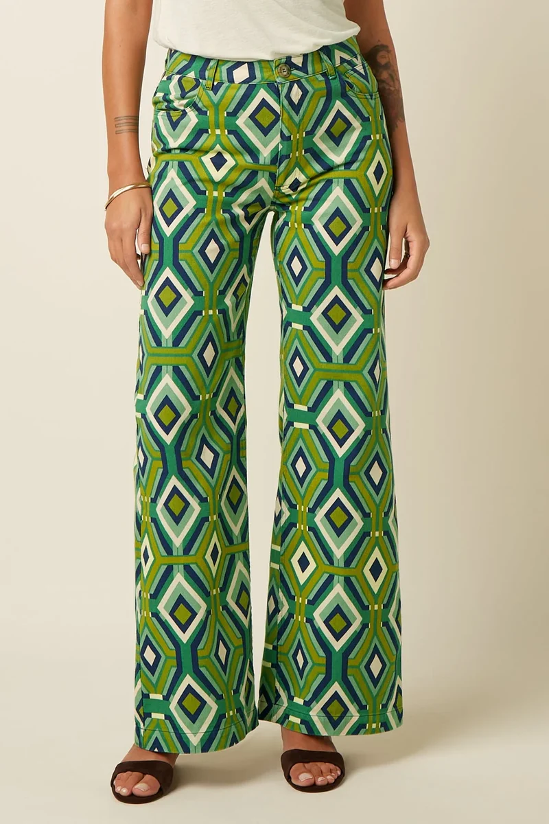King Louie Paige Pants Cadiz Beacon blue