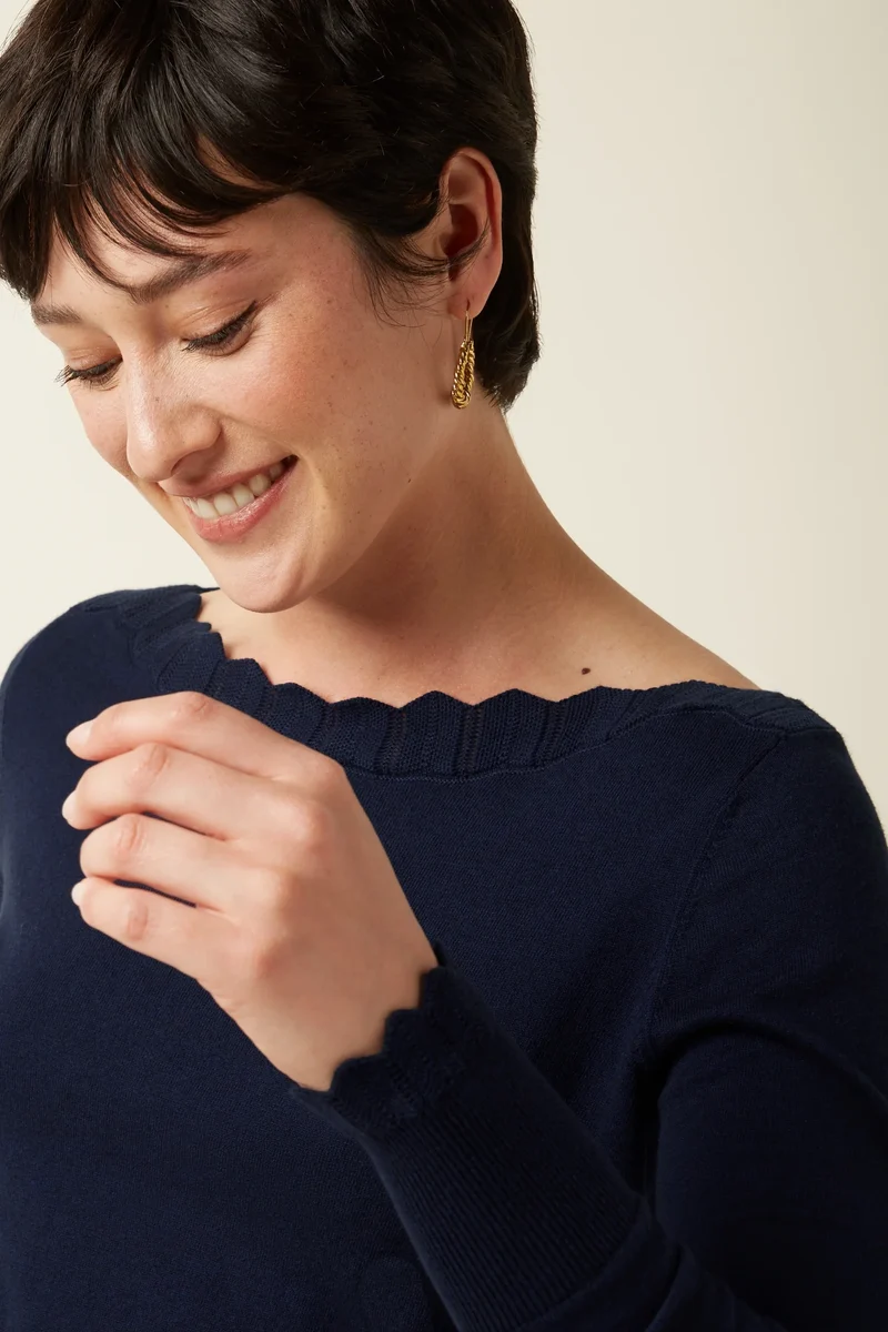 King Louie Audrey Top Cottonclub Blue