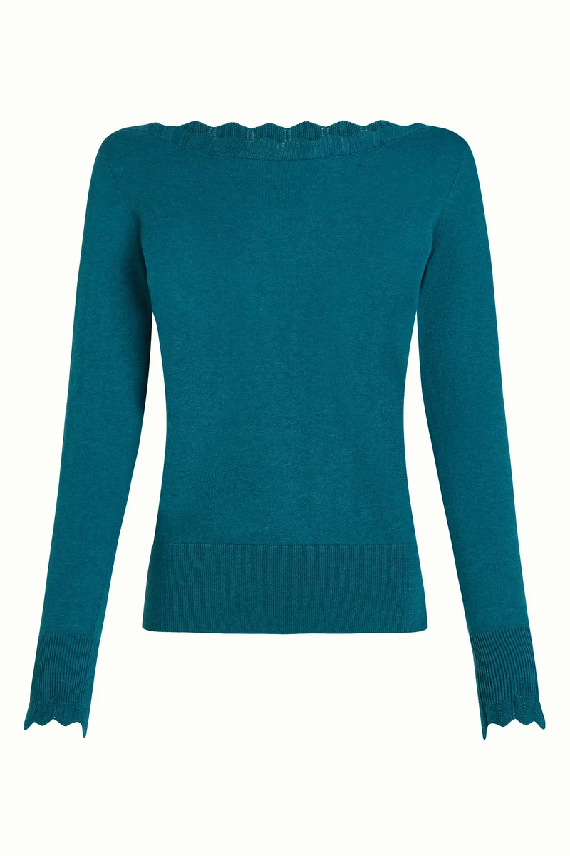 King Louie Audrey Top Cottonclub Spruced Green