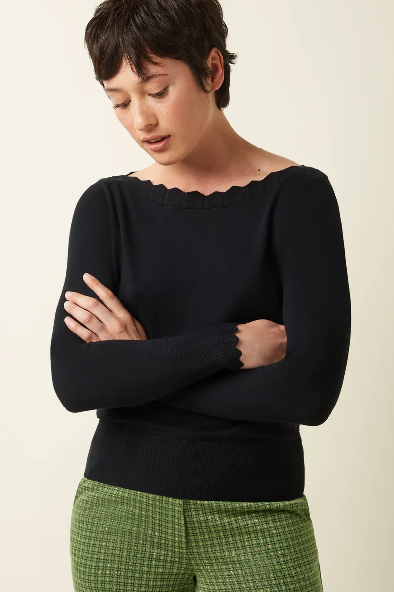 King Louie Audrey Top Cottonclub black