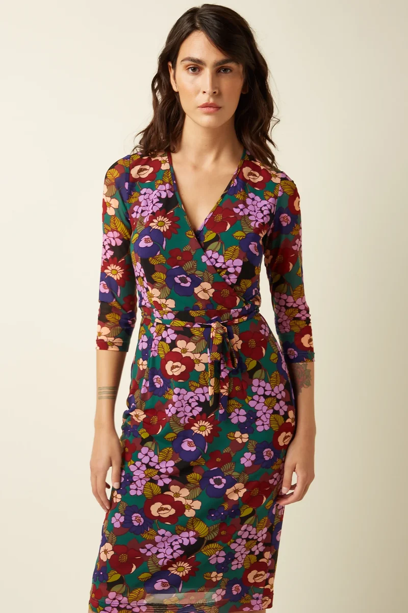 King Louie Anja Dress Ramone Mesh multicolour