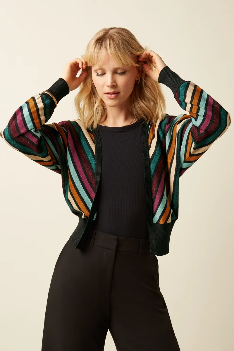 King Louie Valentina Cardi Lapis Black