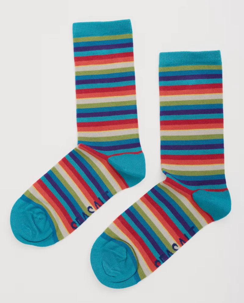 Seasalt Cornwall women's sailor socks playwork azurite mix