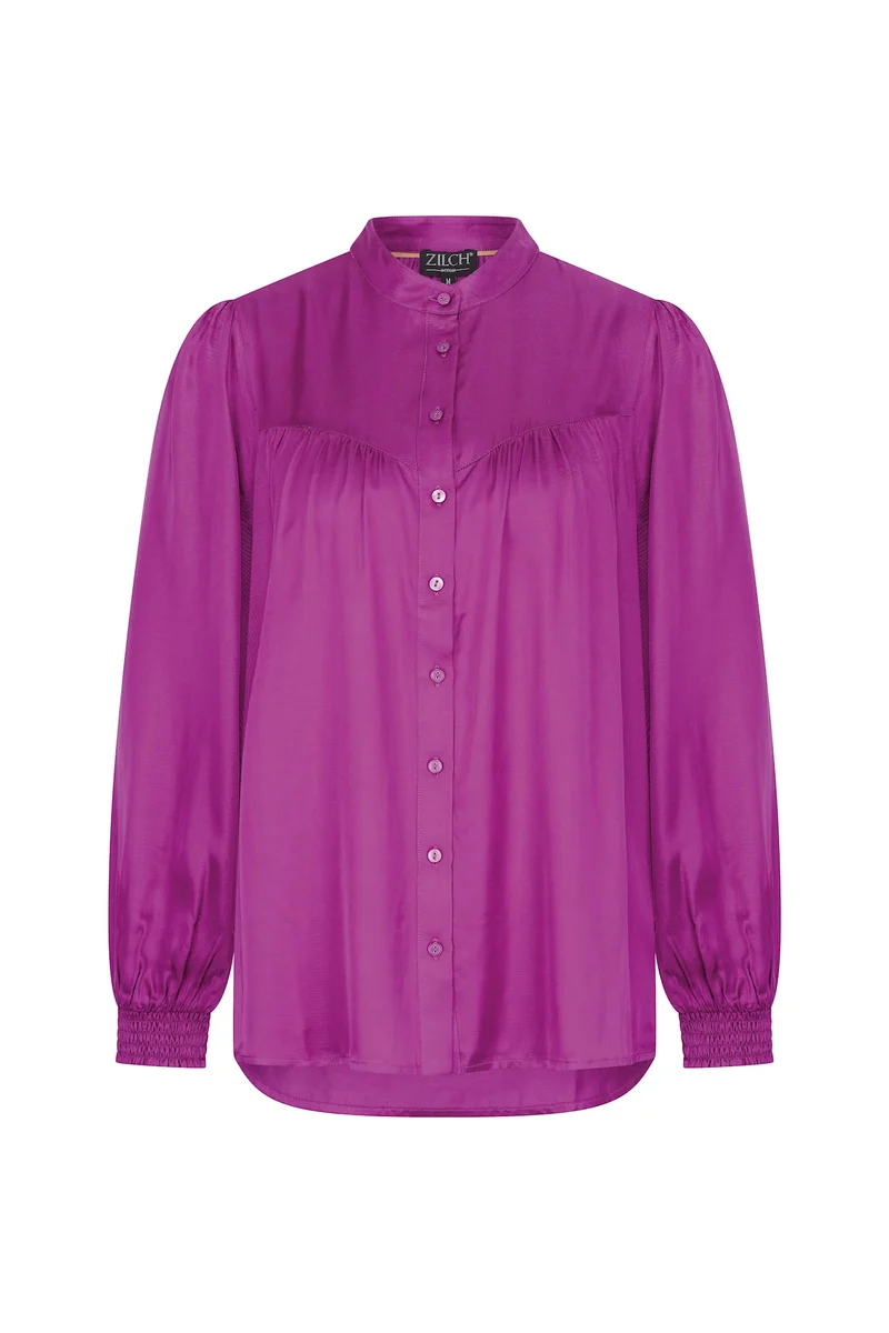 Zilch blouse fancy raspberry