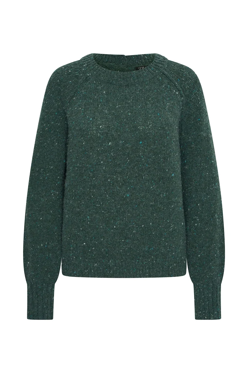 Zilch sweater buttons forest