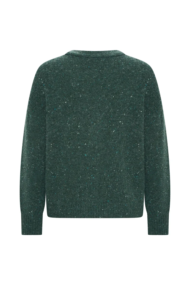 Zilch cardigan V neck forest