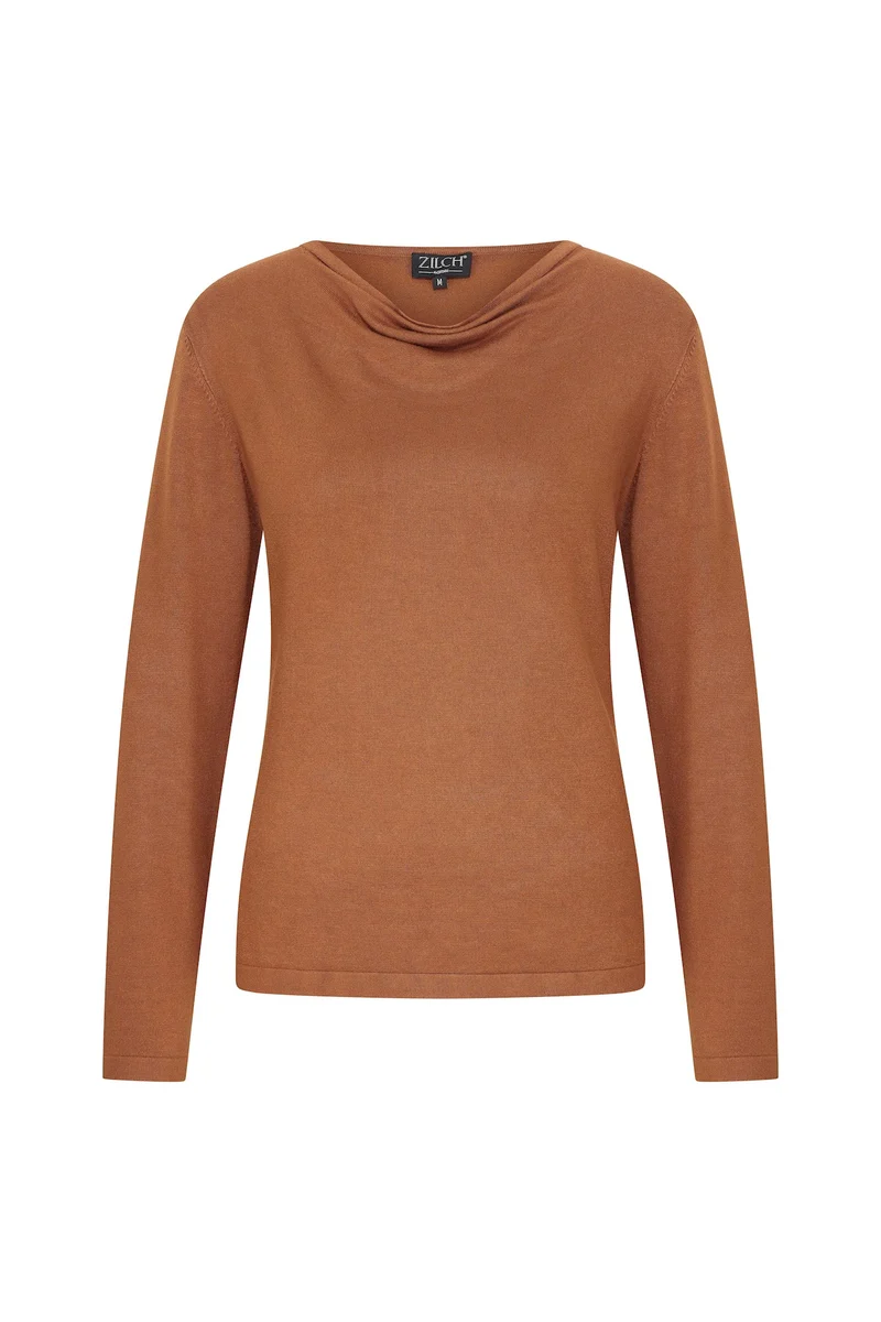 Zilch top waterfall marron