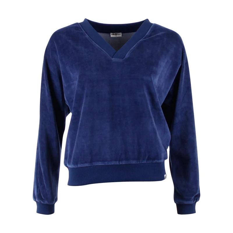 Chills and Fever sweater Lois velvet mediaval blue