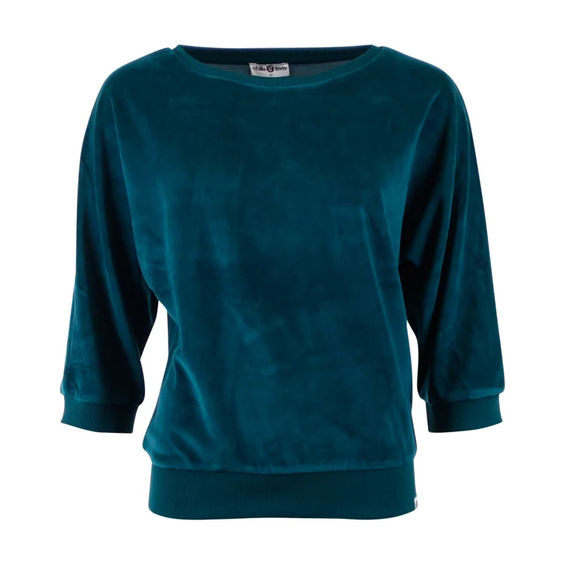Chills and Fever sweater sybille velvet deep teal