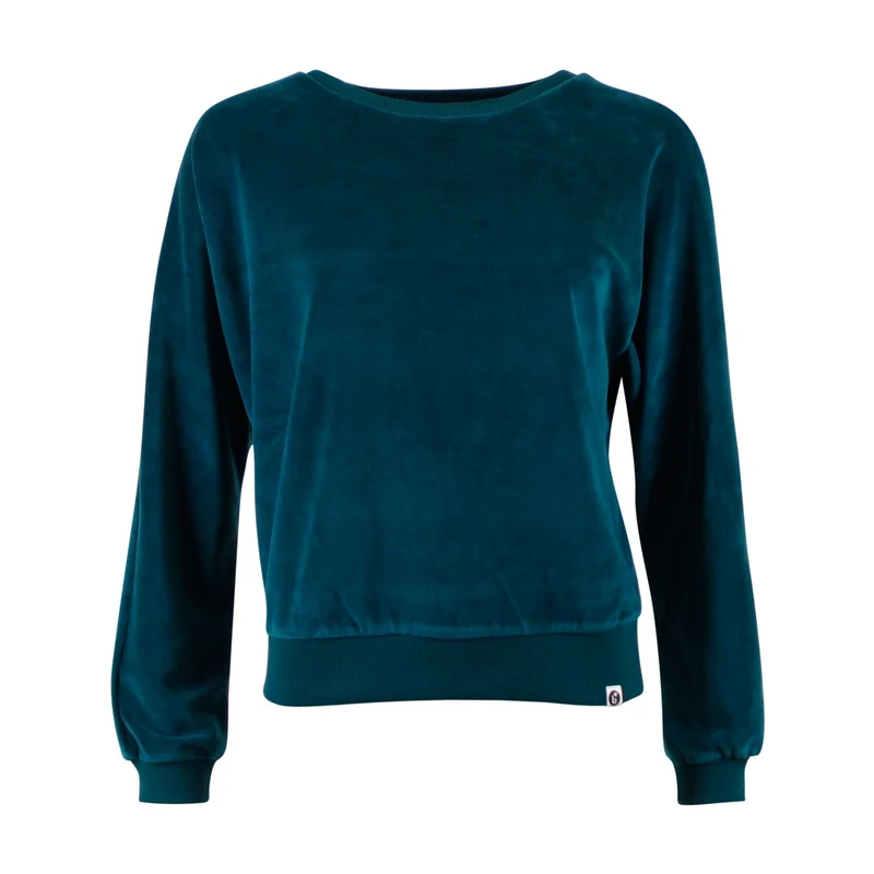 Chills and Fever sweater lima velvet deep teal