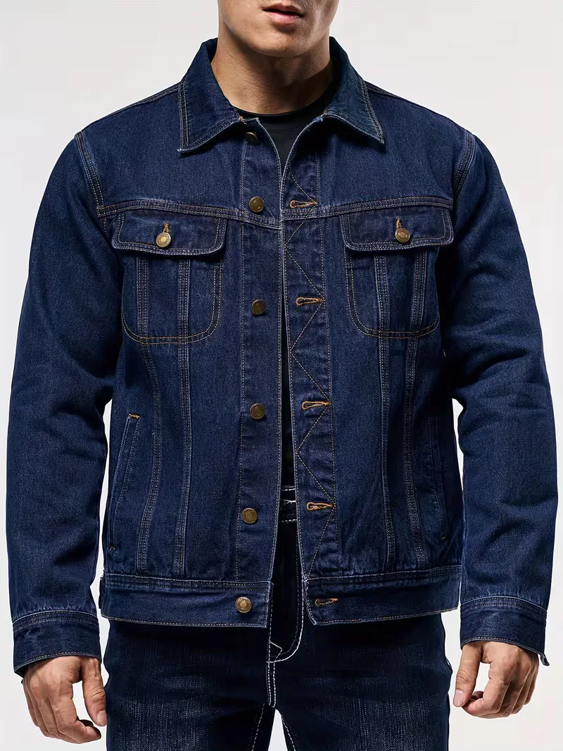Heren Spijkerjas - Comfortabele Denim Regular Fit