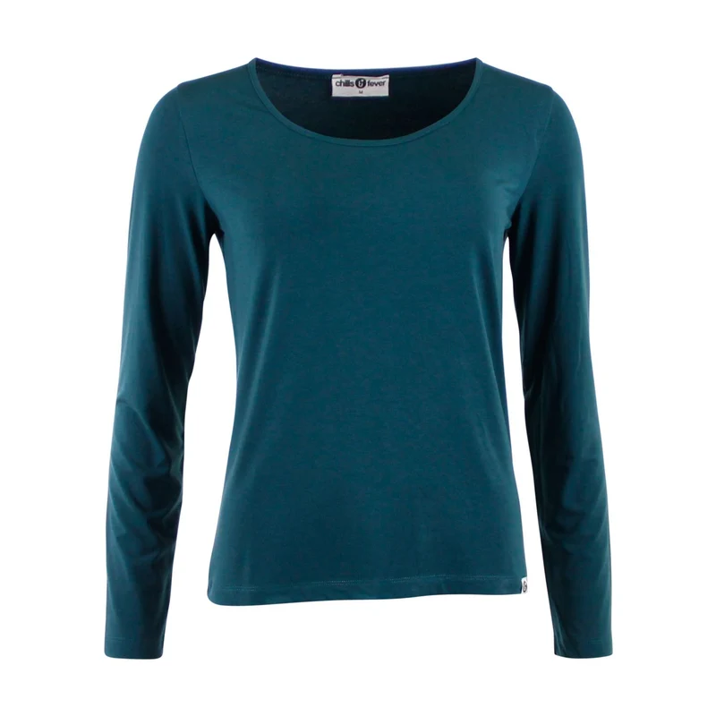 Chills and Fever shirt lara deep teal