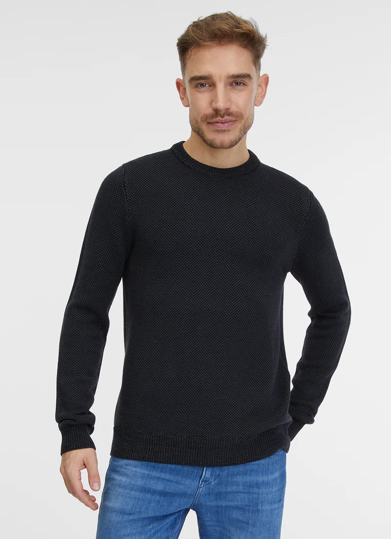 Ragwear larrs flatknit black