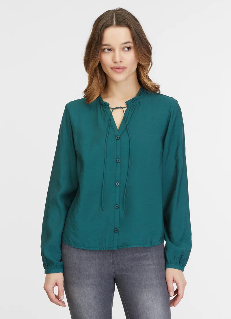 Ragwear ione longsleeve pine green
