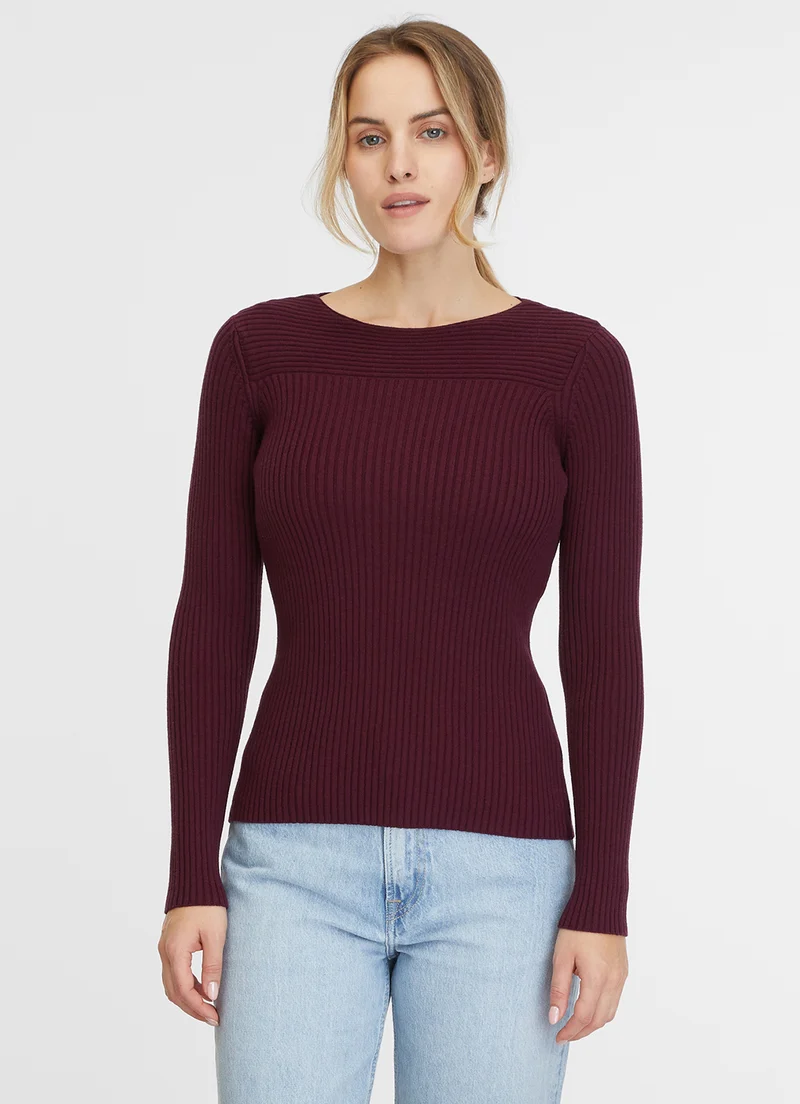 Ragwear mirrabel flatknit plum