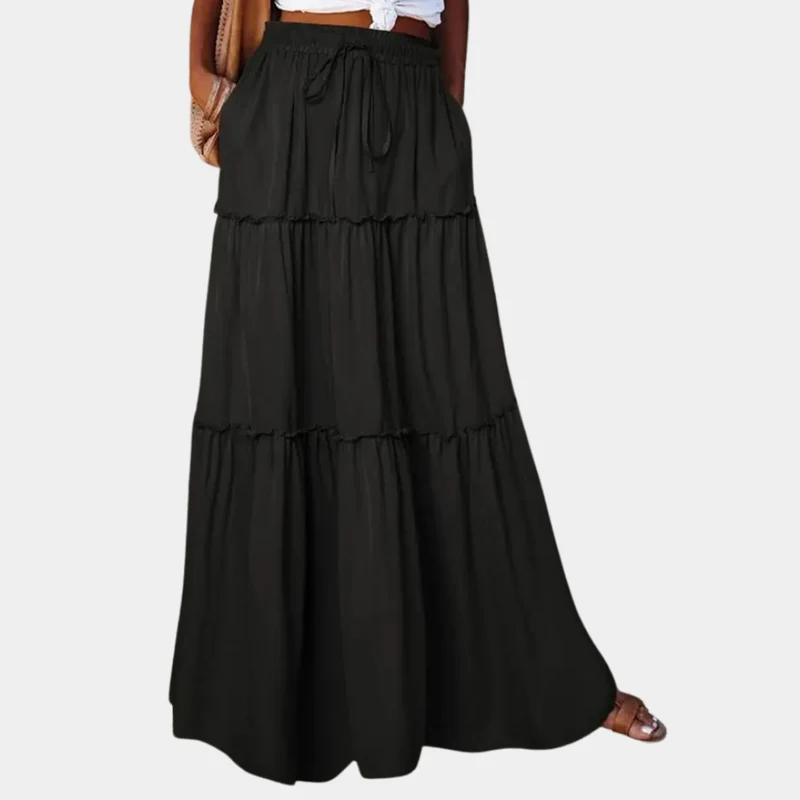 Dames Bohemian Lange Rok - Vloeiend en Stijlvol