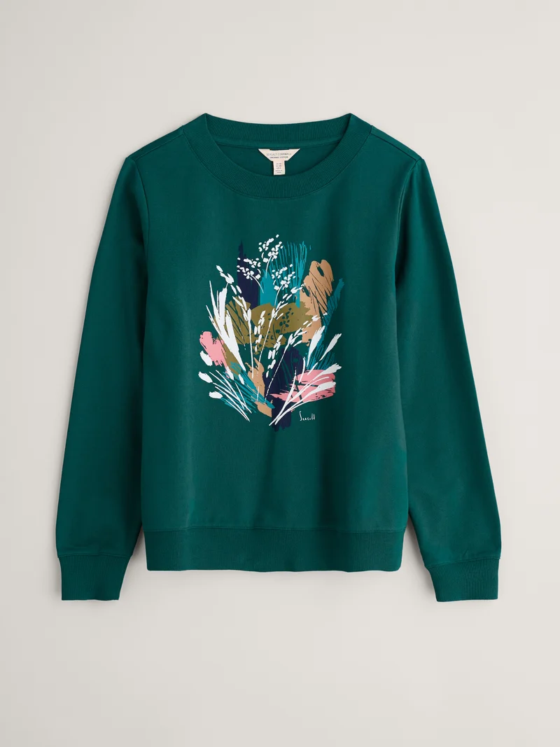 Seasalt Cornwall bright wave sweatshirt towan grasslands loch