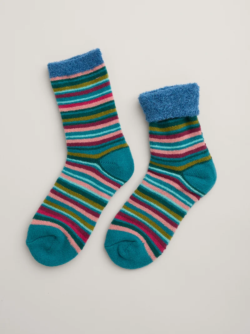Seasalt Cornwall cabin socks interplay dulse multi