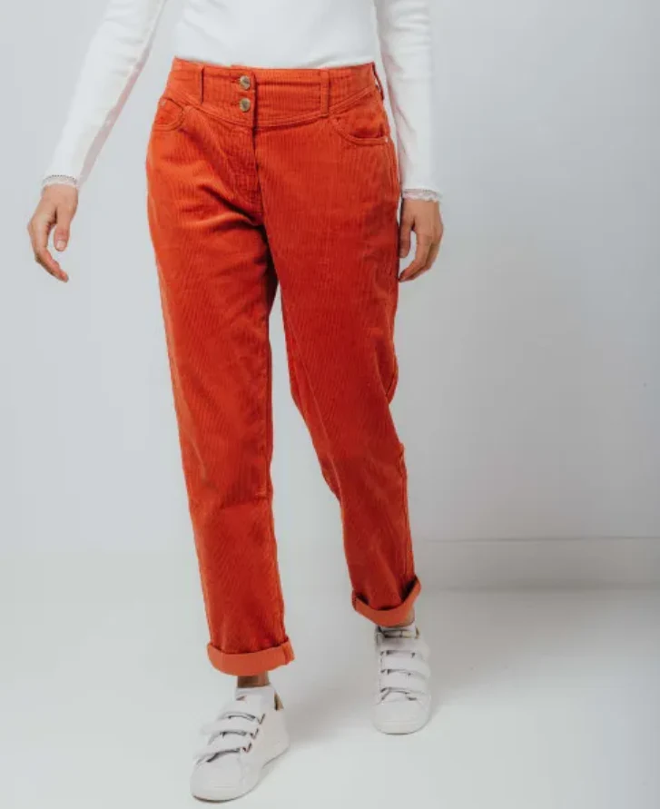 C'est beau la vie Eddy pantalon velours caramel
