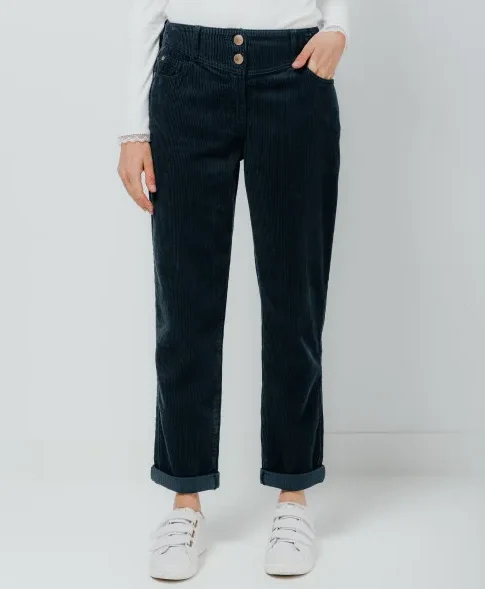 C'est beau la vie Eddy pantalon velours marine