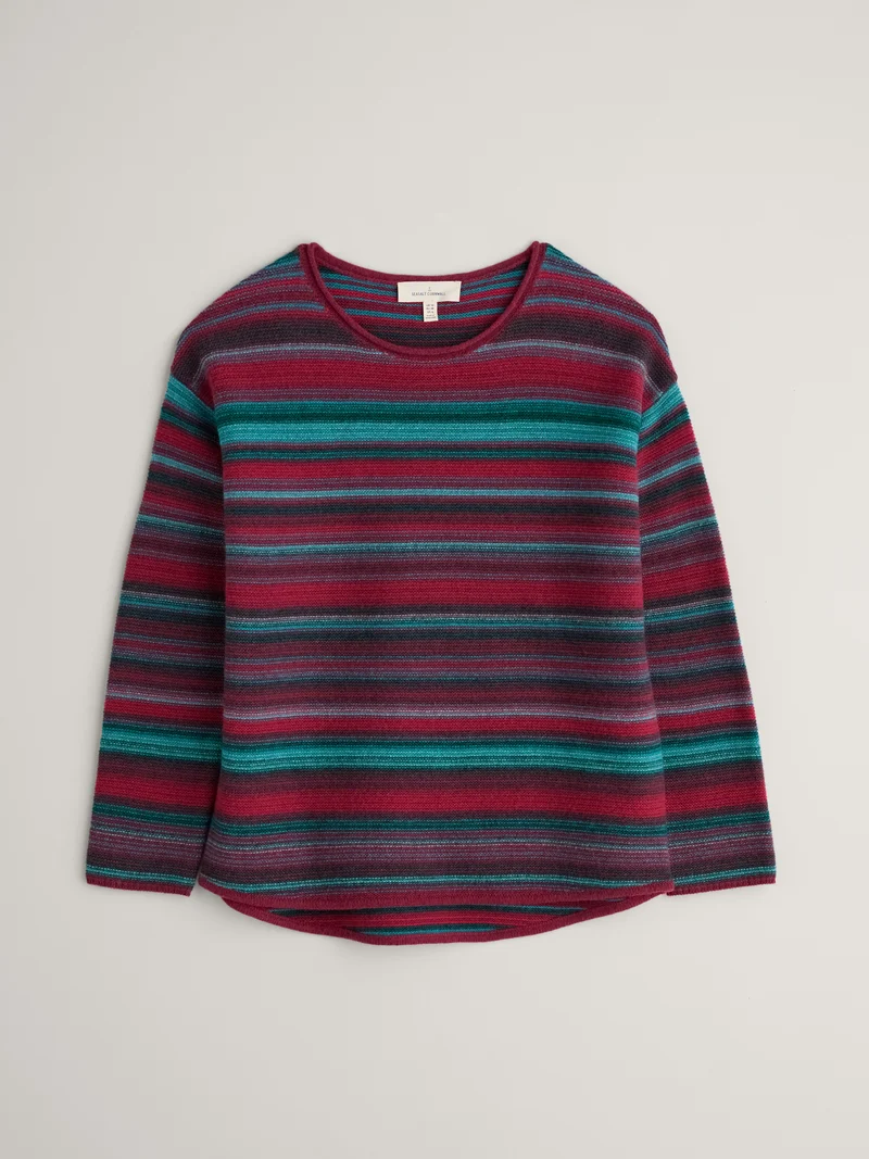 Seasalt Cornwall Fruity Jumper II ripple marks maple mix