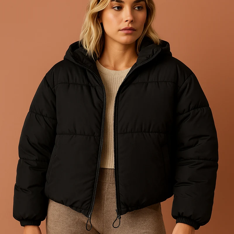 Dames Stijlvolle Oversized Gewatteerde Jas