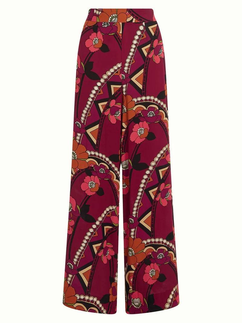 King Louie palazzo pants lovechild cabernet red