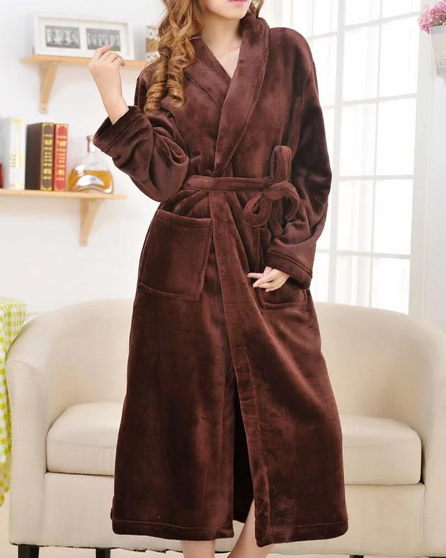 Dames Fleece Badjas - Ultiem Comfort voor Thuis