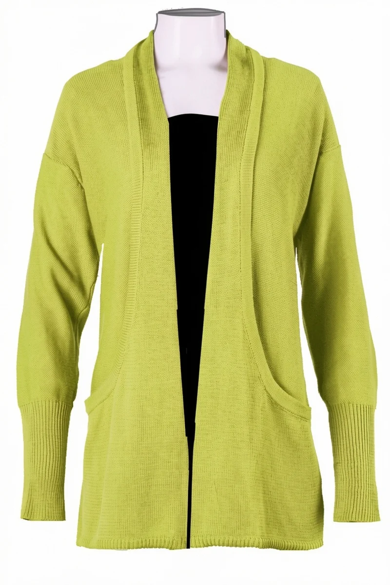 Heart - Agung cardigan Lime