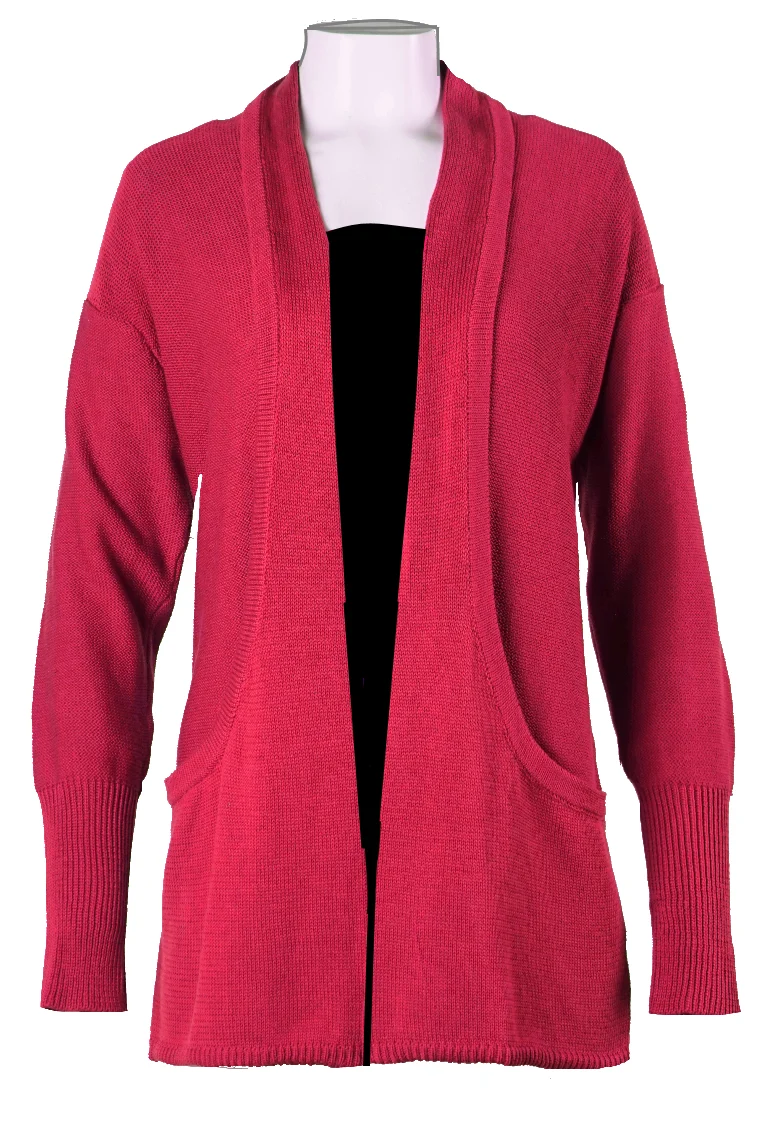 Heart - Agung cardigan Rood - Maat s/m Rood